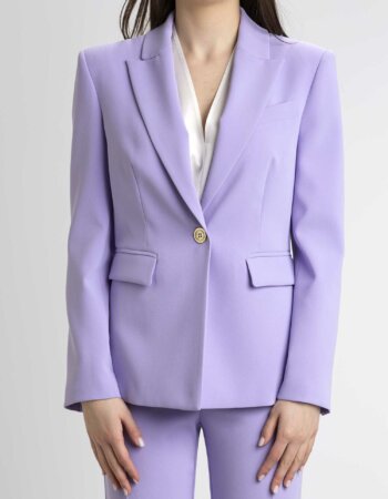 PINKO-GIACCA CREPE-PKHUMAHUACA PURPLE