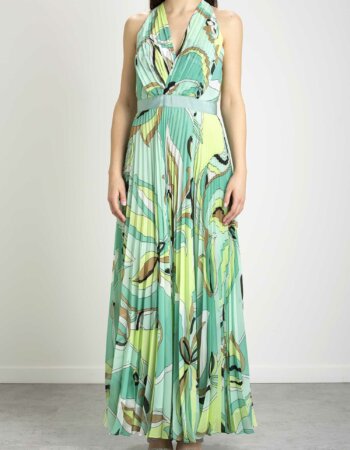 PINKO-ABITO VOILE PLISSE-PKLAPAZ MULTI