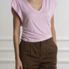 PINKO-MAGLIA JERSEY FLUIDO-PKNINFAP24 ROSA