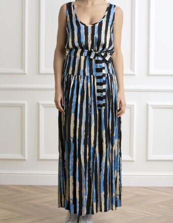 PINKO-ABITO TWILL STAMPA RIGA-PKONCE NERO