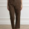 PINKO-PANTALONE LINO FIAMMAT-PKPELIADI MARRONE