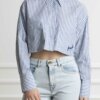PINKO-CAMICIA COTONE-PKPERGUSA AZZ