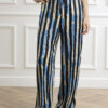PINKO-PANTALONE TWILL STAMPA-PKPOIROT NERO