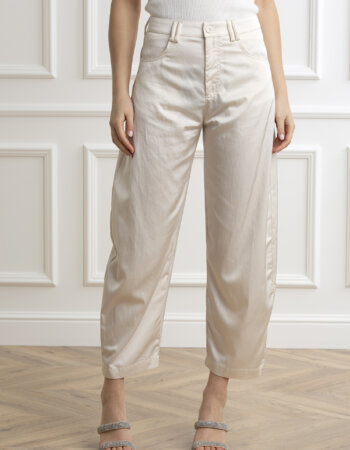 PINKO-PANTALONE SATIN-PKPOLLOCKP4 PINK