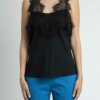PINKO-TOP CREPE DE CHINE JAC-PKTALESIA BLACK