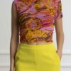 PINKO-TOP RETINA STAMPA-PKTIRESIAP24 ROSA
