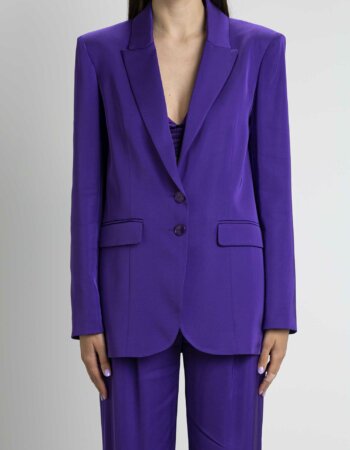 PATRIZIA PEPE-GIACCA DUE BOTTONI-PP2S1456A262 VIOLA