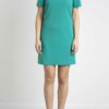 PATRIZIA PEPE-ABITO MINI "ESSENTIAL"-PP8A1110A6F5 ACQUA