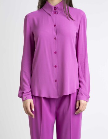 PATRIZIA PEPE-CAMICIA MASCHILE-PP8C0599A8I1 PURPLE