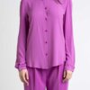 PATRIZIA PEPE-CAMICIA MASCHILE-PP8C0599A8I1 PURPLE