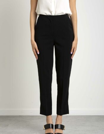 PATRIZIA PEPE-PANTALONE SIGARETTA "ESSENTIAL"-PP8P0491A6F5 NERO