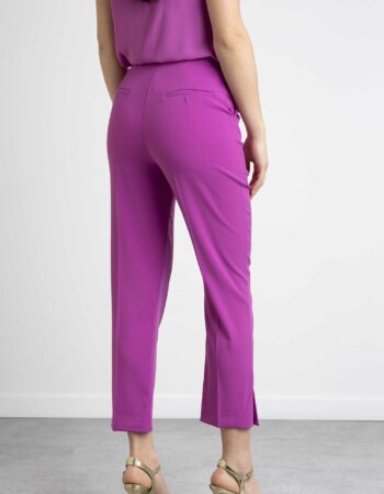 PATRIZIA PEPE-PANTALONE SIGARETTA "ESSENTIAL"-PP8P0491A6F5 PURPLE