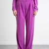PATRIZIA PEPE-PANTALONE MASCHILE "ESSENTIAL"-PP8P0494A6F5 PURPLE