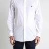 RALPH LAUREN-CAMICIA POPALINE BISTRECH-RL867364 WHITE