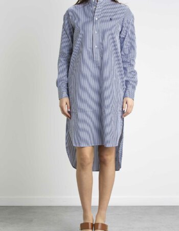 RALPH LAUREN-CAMICIA LUNGA COTONE-RL891431 WHITE