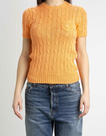 RALPH LAUREN-PULLOVER MM DONNA-RL895379 ORANGE