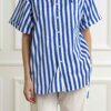 RALPH LAUREN-CAMICIA MEZZA MANICA-RL925085 BLUE