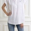 RALPH LAUREN-CAMICIA LINO SMANICATA-RL935131 WHITE