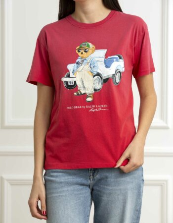 RALPH LAUREN-T-SHIRT POLO BEAR-RL935590 RED