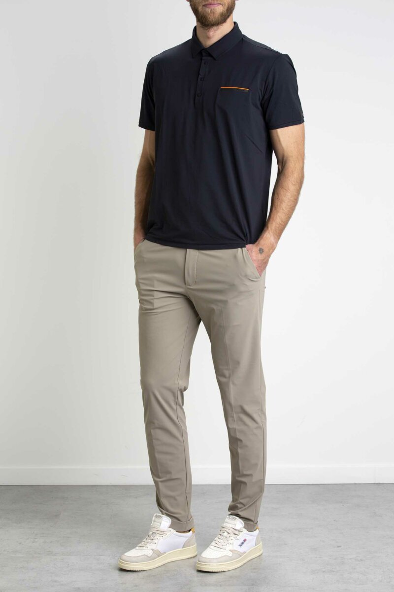 RRD-POLO OXFORD BOND POCKET-RRD23162 BLUEBLACK