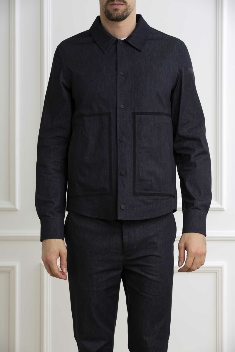 RRD-GIACCA MARINA OVERSHIRT-RRD24025 BLUE