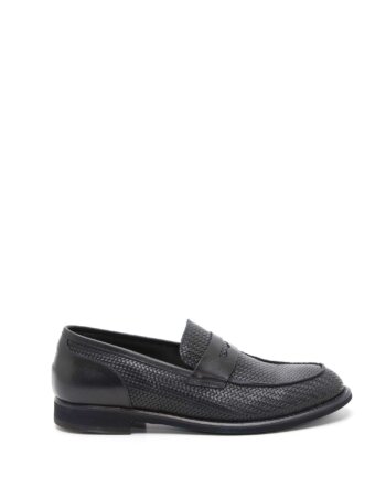 SEBOY'S-MOCASSINO INTRECCIO-SB3784CALFOXMICRO BLU