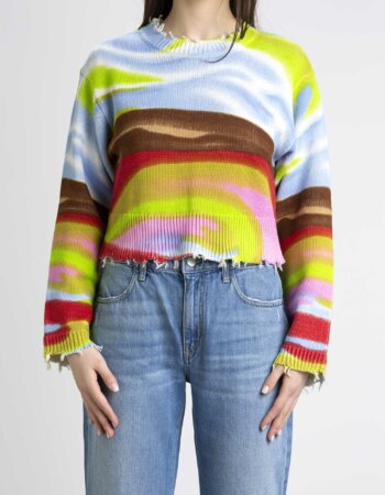 SEMICOUTURE-MAGLIA MERLY-SEMY3SC50 ONDE