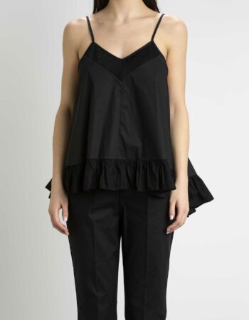 SEMICOUTURE-TOP VERONICA-SEMY3SK01 NERO