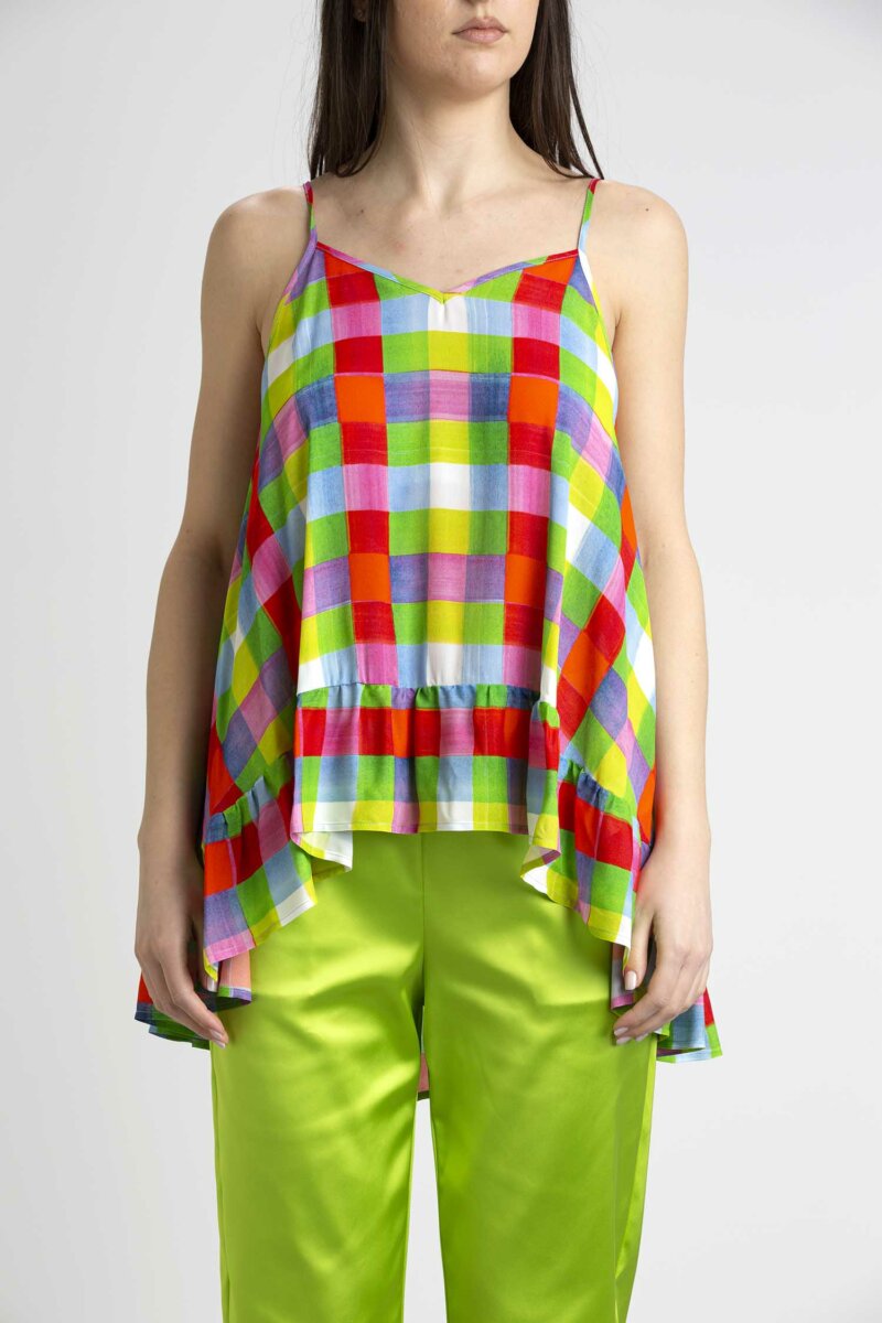 SEMICOUTURE-TOP VERONICA-SEMY3SS30 VICHY