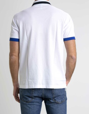 SUN68-POLO BIG STRIPE ON-SNA33112 BIANCO