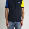 SUN68-POLO FLUO COLLECTION-SNA33125 NAVY