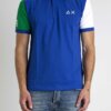 SUN68-POLO FLUO COLLECTION-SNA33125 ROYAL