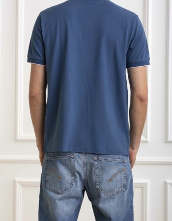 SUN68-POLO SMALL STRIPES-SNA34113 AVIOSCURO