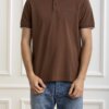 SUN68-POLO SMALL STRIPES-SNA34113 MARRONE