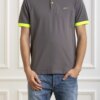 SUN68-POLO SMALL STRIPE FLUO-SNA34120 INCHIOSTRO