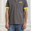 SUN68-POLO LOGO FLUO-SNA34122 INCHIOSTRO