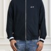 SUN68-FELPA FULL ZIP HERITAGE-SNF34111 NAVY