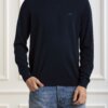 SUN68-MAGLIA ROUND NECK SOLID-SNK34101 NAVY