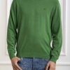 SUN68-MAGLIA ROUND NECK SOLID-SNK34101 VERDE