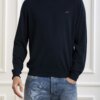 SUN68-MAGLIA ROUND ELBOW-SNK34110 NAVY