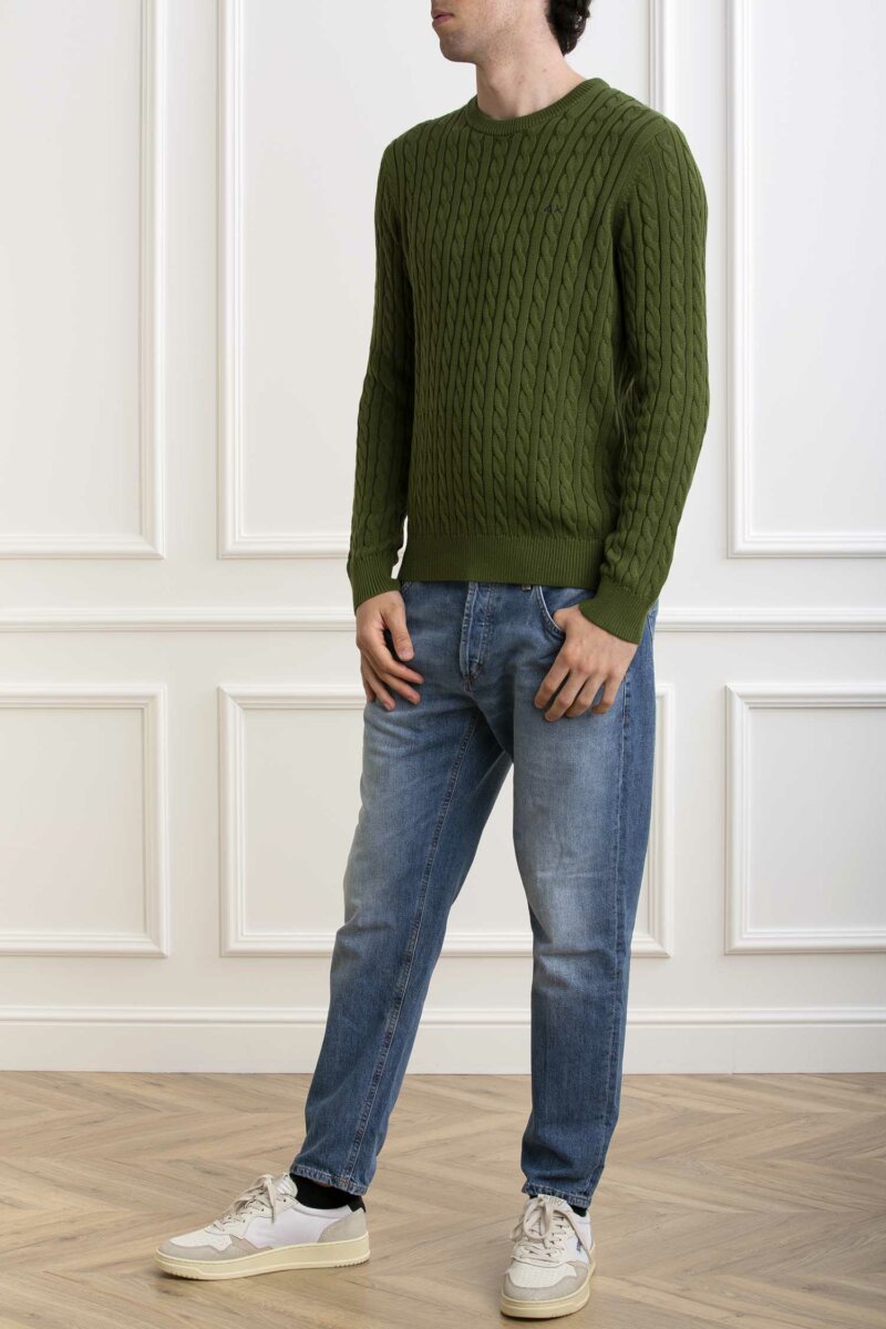 SUN68-MAGLIA ROUND CABLE-SNK34115 VERDE