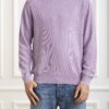SUN68-MAGLIA ROUND VINTAGE-SNK34118 LILLA