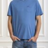SUN68-T-SHIRT ROUND SOLID POCKET-SNT34101 AVIO