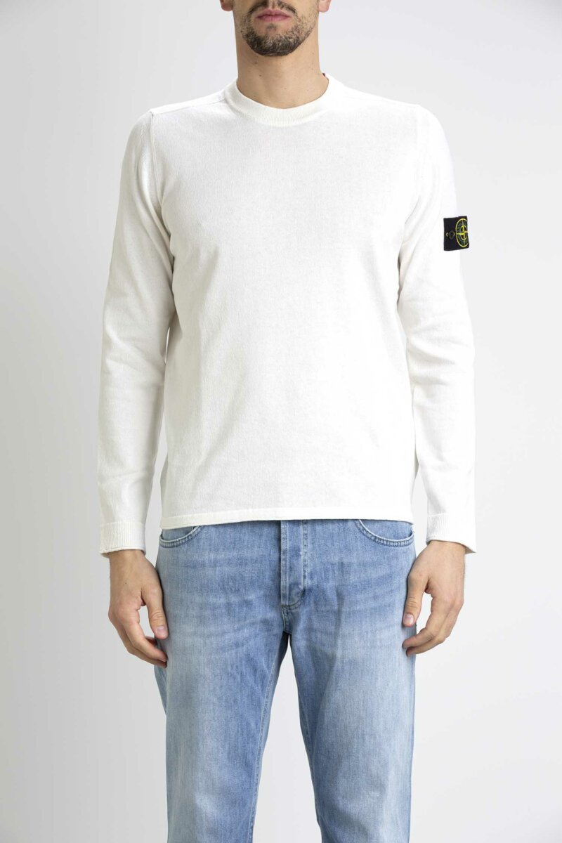 STONE ISLAND-MAGLIA-ST5532B9 WHITE L