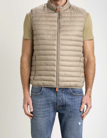 SAVE THE DUCK-GILET UOMO-SVD82410MGIGA BEIGE