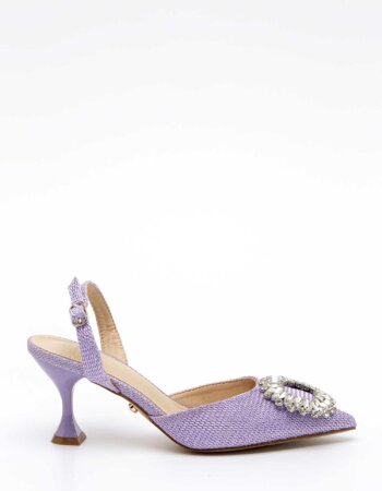 TWENTY FOURHAITCH-SCARPA RETE GLITTER-TWLILIBETHRETE LILLA