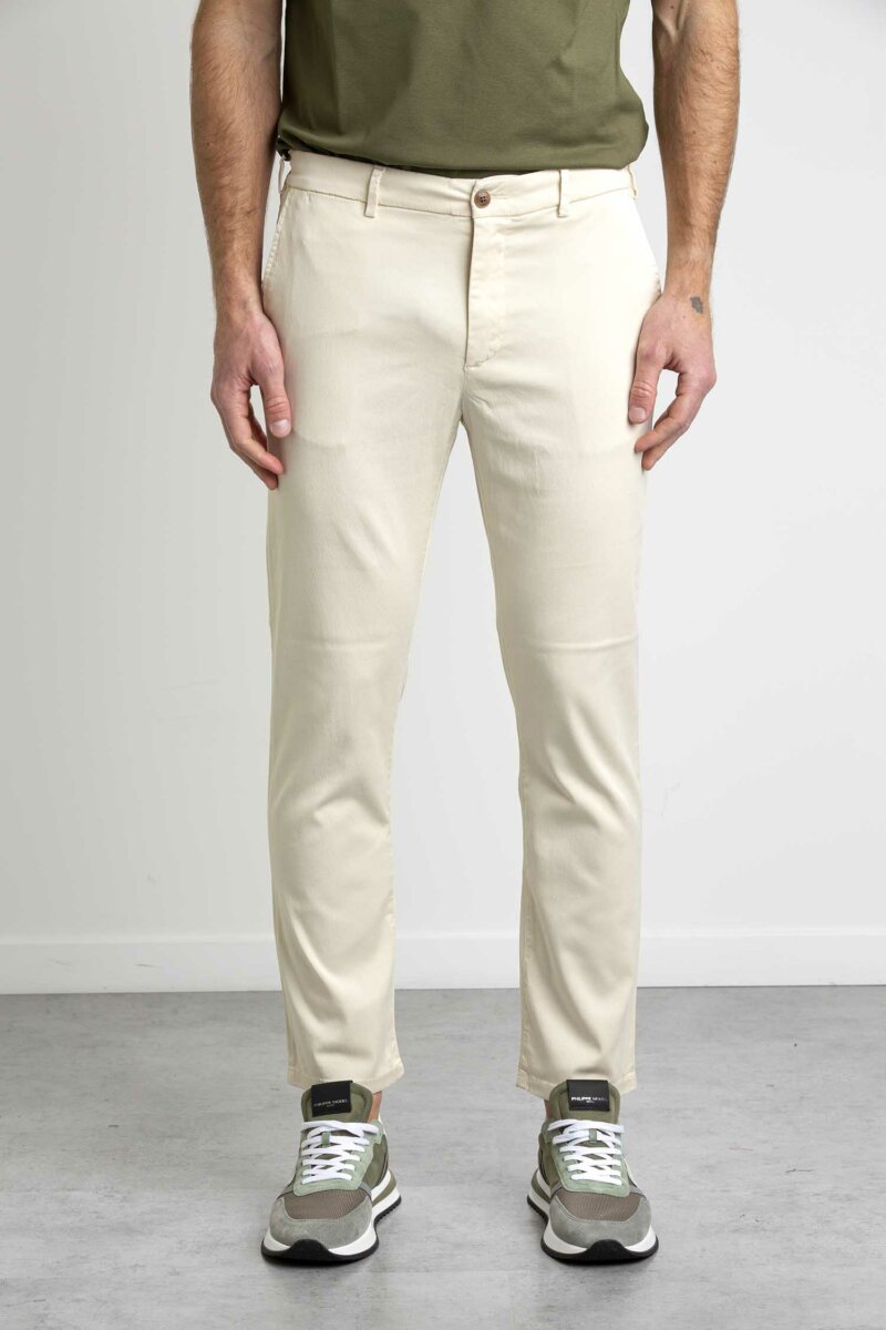TELERIA ZED-PANTALONE TENCEL-TZRALPHQQA ECRU