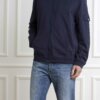 WOOLRICH-FELPA EXTRA LIGHT FULL-ZIP-WLWOSW0231MRUT3688 BLUE