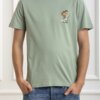 WOOLRICH-T-SHIRT ANIMATED SHEEP-WLWOTE0128MRUT2926 SAGE