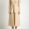 WOOLRICH-CAMICIA BELTED POPLIN-WWDR0118FRUT3027 BEIGE